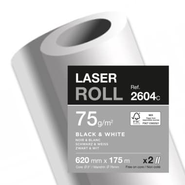 Clairefontaine Plotterrolle 75g 620mmx175m 2St.