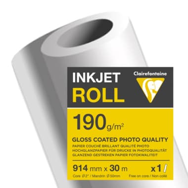 Clairefontaine Plotterrolle 190g 914mmx30m