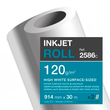 Clairefontaine Plotterrolle 120g 914mmx30m 2St.