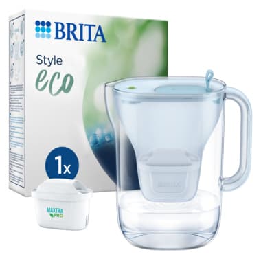 Brita Wasserfilter Style eco 2,4l +MX PRO gletscherblau