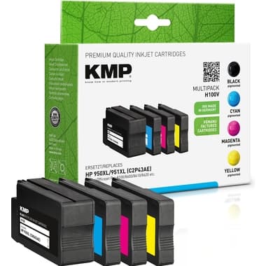 KMP Tintenpatr H100V wie HP 950/51XL sw/c/m/y 4St.