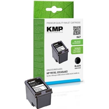 KMP Tintenpatr H47 wie HP CC654AE Nr.901XL 14ml sw