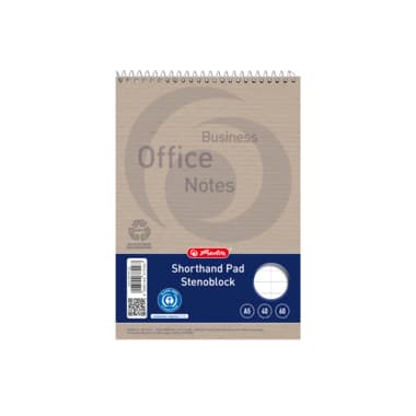 Herlitz Stenoblock DIN A5 lin. +Mittellinie 40Blatt