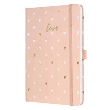 Sigel Notizbuch Jolie A5 lin 174S Rose Love