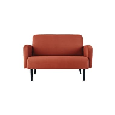 Paperflow Sofa LISBOA 2Sitzer Samt sw/rs