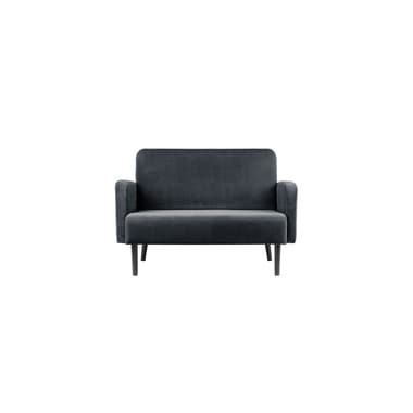 Paperflow Sofa LISBOA 2Sitzer Samt sw/an