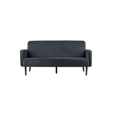 Paperflow Sofa LISBOA 3Sitzer Samt sw/an