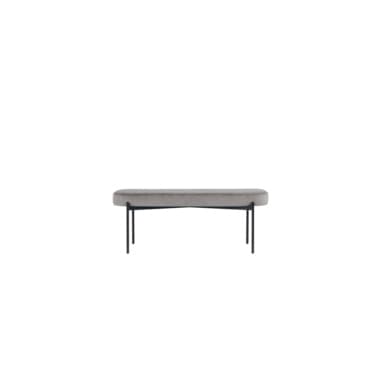 Paperflow Sitzbank GAIA L Samt sw/gr