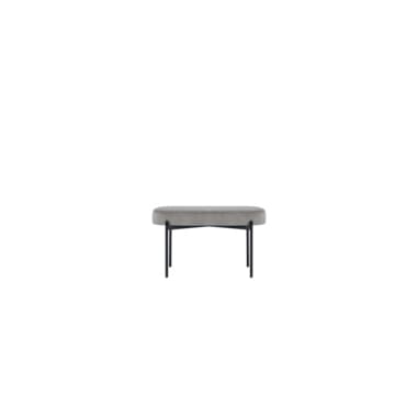 Paperflow Sitzbank GAIA M Samt sw/gr
