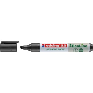 edding Permanentmarker 22 EcoLine 1-5mm Keilspitze sw
