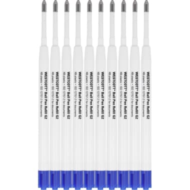 Westcott Kugelschreibermine G2 Kunststoff bl 10St.