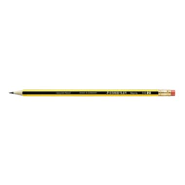 Staedtler Bleistift Noris HB Radierer ge/sw