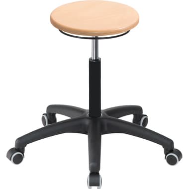 meychair Hocker A1S-TR-B Rollen Buche h.