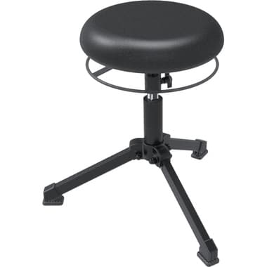 meychair Hocker A23-TG-KL Dreibein sw