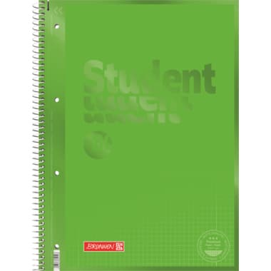 Brunnen Collegeblock DIN A4 80Bl. kar. gn