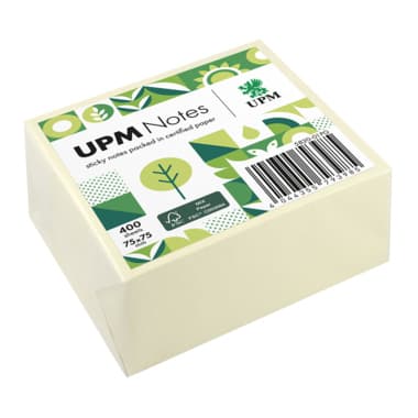 UPM Notes Haftnotiz 75x75mm 400Bl. ge