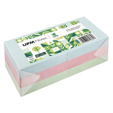 UPM Notes Haftnotiz Pastell 75x75mm 100Bl. sort. 12St.