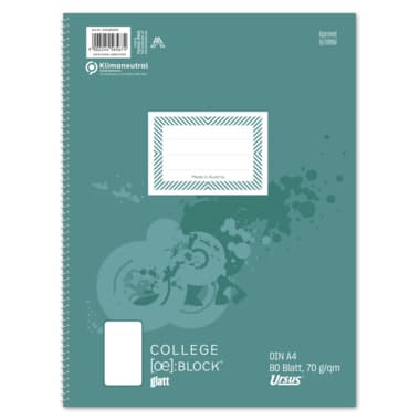 Staufen Collegeblock Style A4 80Bl 70g blanko
