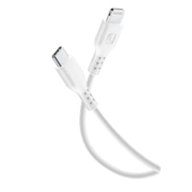 cellularline Kabel USB- C/Lightning 0,6m ws