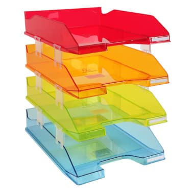 Exacompta Briefablage COMBO MIDI linicolor sort 4St