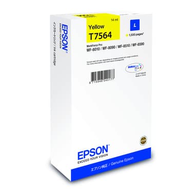 Epson Tintenpatrone T7564 1.500S gelb