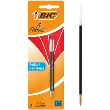 Bic Kugelschreibermine 4 Colours 0,4mm rt 2 St.
