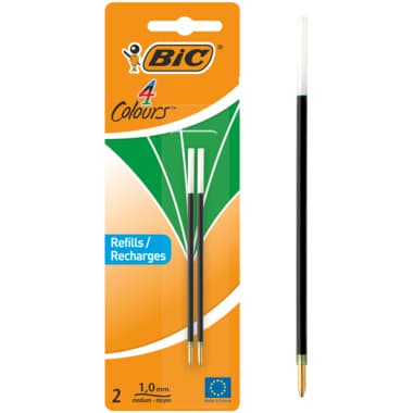Bic Kugelschreibermine 4 Colours 0,4mm gn 2 St.
