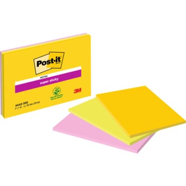 Post-it Haftnotiz Super Sticky MeetNote 101x152mm 3St