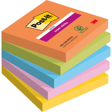 Post-it Haftnotiz Super Sticky sort 5 St.