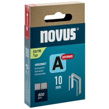 Novus Heftklammer A 53/10 superhart 800St