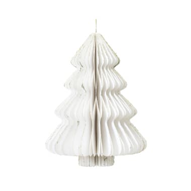 Everlands Weihnachtsbaum Papier 20x15cm ws