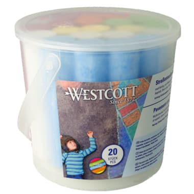 Westcott Straßenkreide sort. 20St.