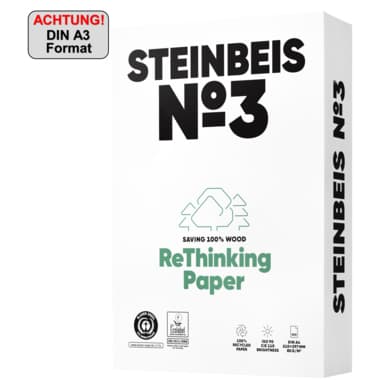 Steinbeis Kopierpapier No.3 ISO 90 A3 500Bl.