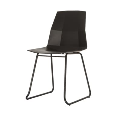 Paperflow Besucherstuhl CUBE sw 2St.