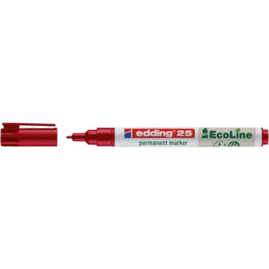 edding Permanentmarker 25 EcoLine 1mm Rundspitze rt