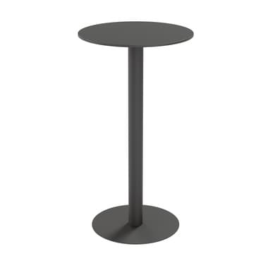 Paperflow Bistrotisch Cross rund 60x110cm sw