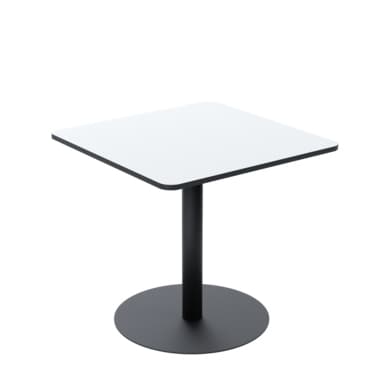 Paperflow Bistrotisch Mezzo 80x80cm sw/ws