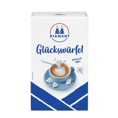 Diamant Glückswürfelzucker 500g