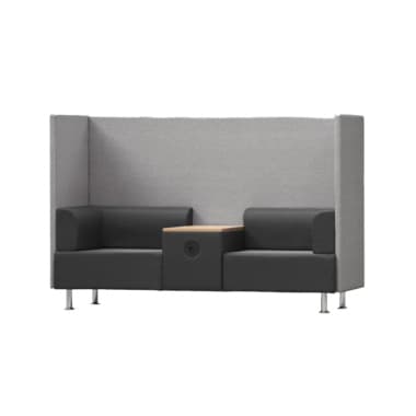 rocada Doppelsitz+Tisch BeSoft sw/gr