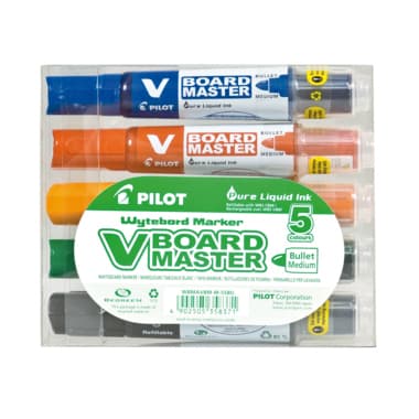 Pilot Whiteboardmarker V- Board Master sort 5St
