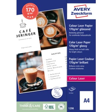 Avery Zweckform Papier A4 beids. gl. 170g 200Bl