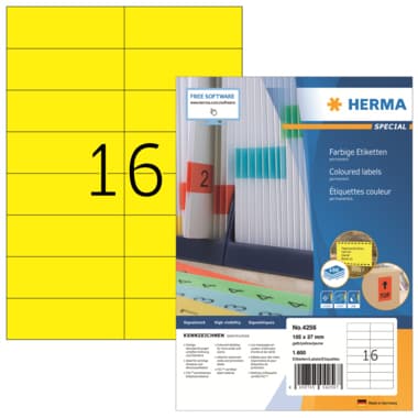 Herma Etikett 105x37mm A4 ge 1.600 St.