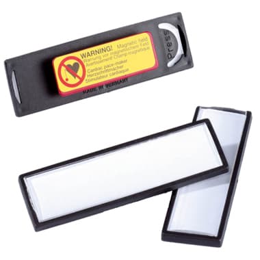 Durable Namensschild CLIP CARD 67x17mm tr/sw 25 St.