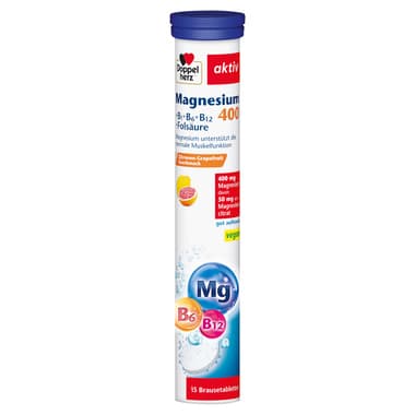 Doppelherz Magnesium 400 +B-Komplex 15St