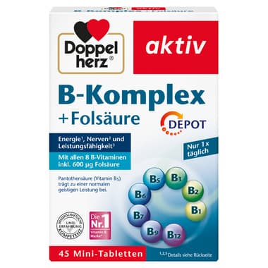 Doppelherz B-Komplex +Folsäure 45St