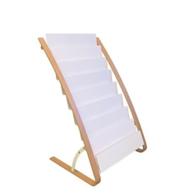 Alba Prospektständer 8x2Fächer holz/ws