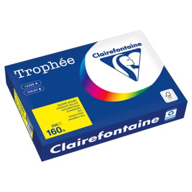Clairefontaine Kopierpapier A4 160g kanariengelb 250Bl