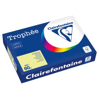 Clairefontaine Kopierpapier A4 80g hellgelb 500Bl
