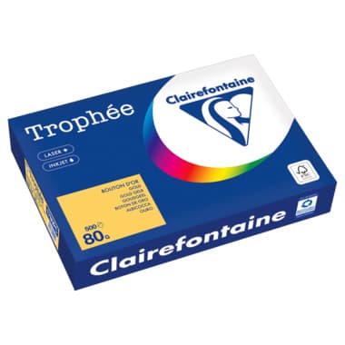Clairefontaine Kopierpapier A4 80g goldgelb 500Bl