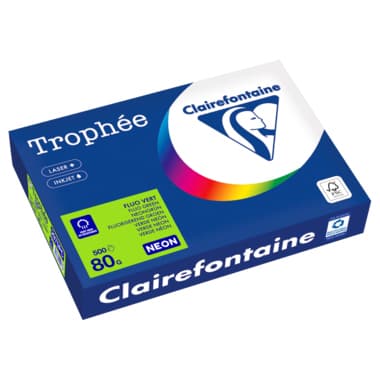 Clairefontaine Kopierpapier A4 80g neongrün 500Bl